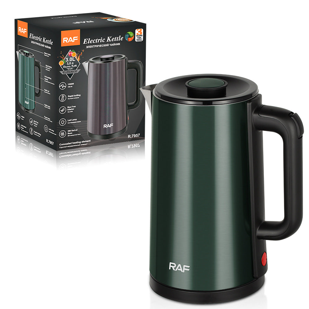 European Standard 304Integrated Stainless Steel No Welding Anti-Dry Boil Electric Kettle Fast Boiling Kettle R.7957 - 图片 11