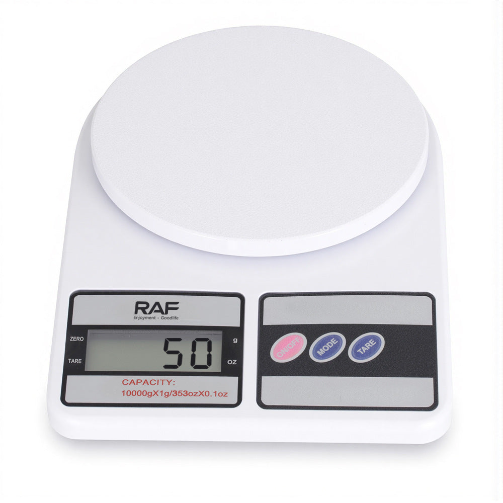RA Stainless Steel Kitchen Scale Household LCD Display Multi-Unit Conversion Tare Function Waterproof Auto-Off - 图片 4