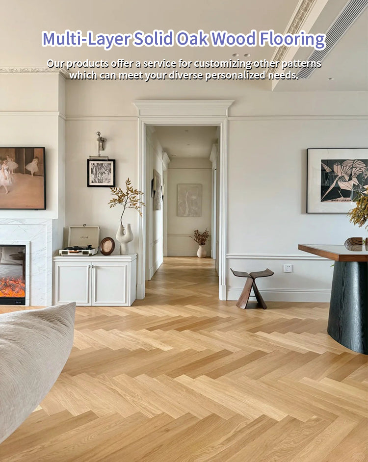 15mm Multilayer Oak Flooring | Premium Engineered Wood Floor Smooth Surface | Custom Options for Interiors Outdoor/Exterior Use - 图片 7