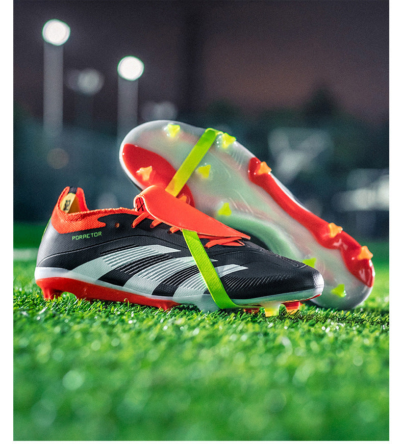 World Cup Football Shoes Men's New Style Grassland Competition AG Spike TF Broken Nails Adult Youth Student Sports Training - 图片 41