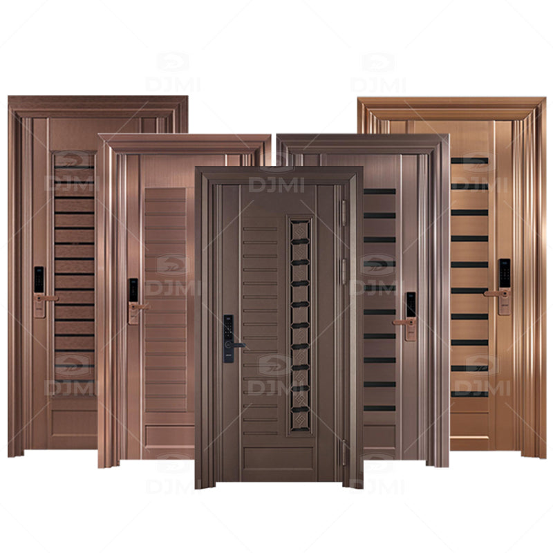 Luxury Home Exterior Security Steel Doors High Quality Steel Doors Are Mainly Used for Security Entrances - 图片 3
