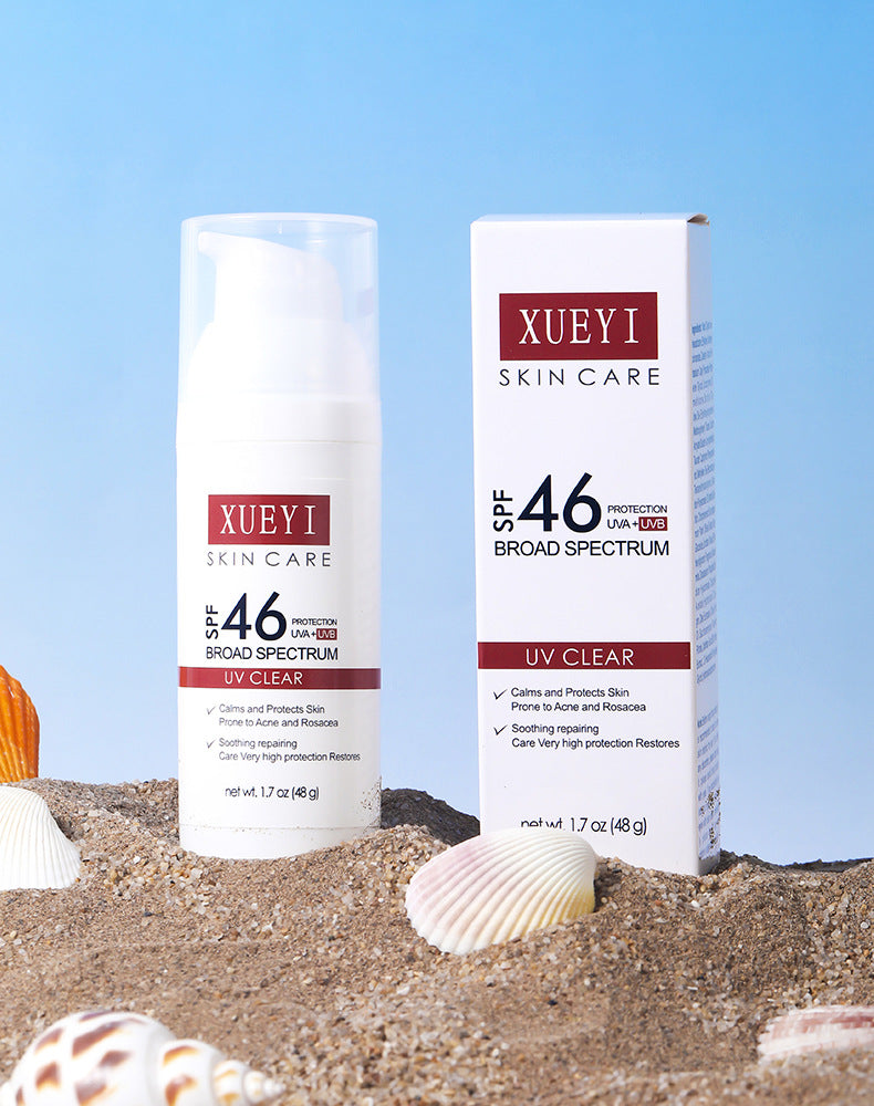 High SPF Sunscreen Lotion Transparent Moisturizing Non-Greasy UV Protection Sunscreen Brightening Isolation Manufacturer Wholesale - 图片 16