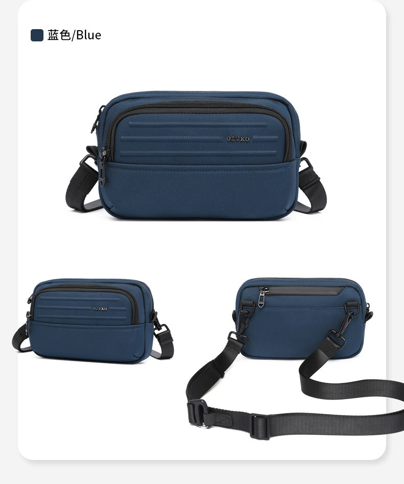 ozuko Men's Clutch Bag Multi-Functional Portable Small Crossbody Bag Travel Commute Lightweight Trendy Brand Storage Men's Bag - 图片 29