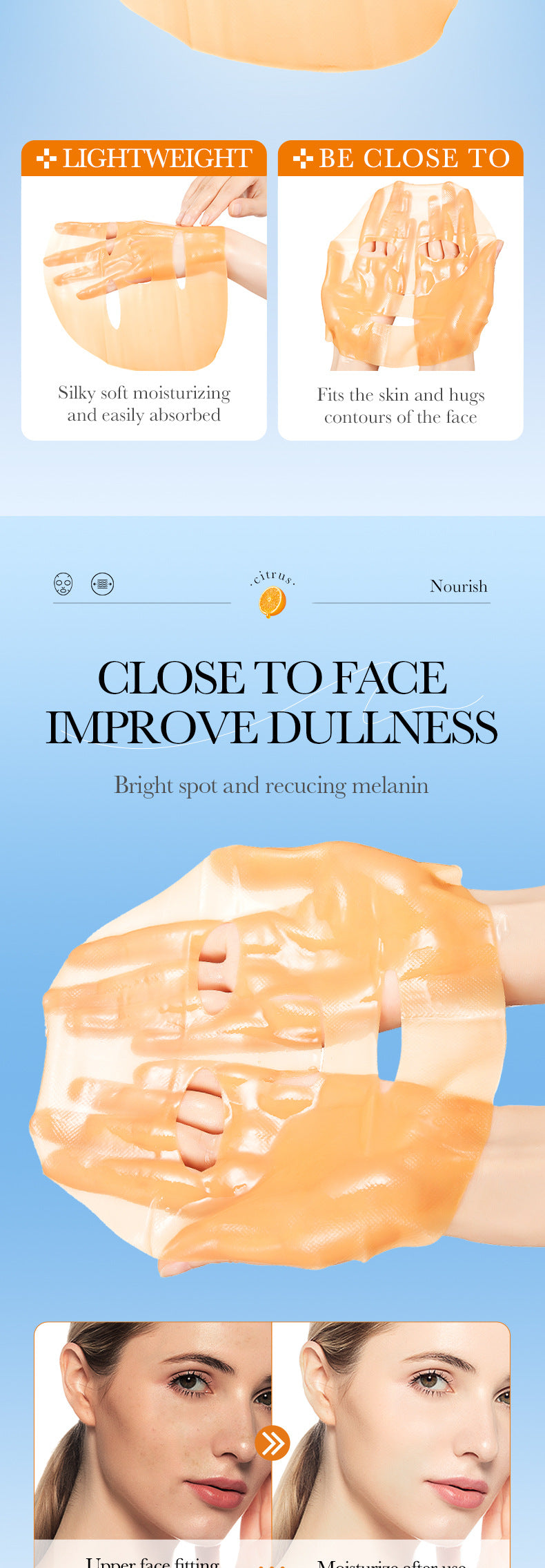 Facial Mask25g SADOER Aloe Vera VC Moisturizing and Rejuvenating Face Mask Sheet Pack for Cross-Border Wholesale - 图片 23