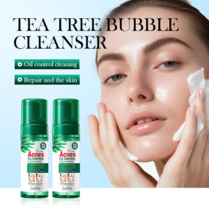 Tea Tree Skincare Set SADOER Cleansing, moisturizing, hydrating five-piece set for  foreign trade wholesale
