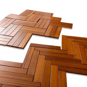 Premium Engineered Multi-Layer Solid Teak Flooring Eco-Friendly Splash-Resistant Surface Click Lock Installation Outdoor
