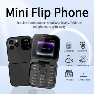 i16pro Foldable Phone Dual SIM Mini Foldable Flip Button Small Phone Pocket Elderly Personalized Wholesale