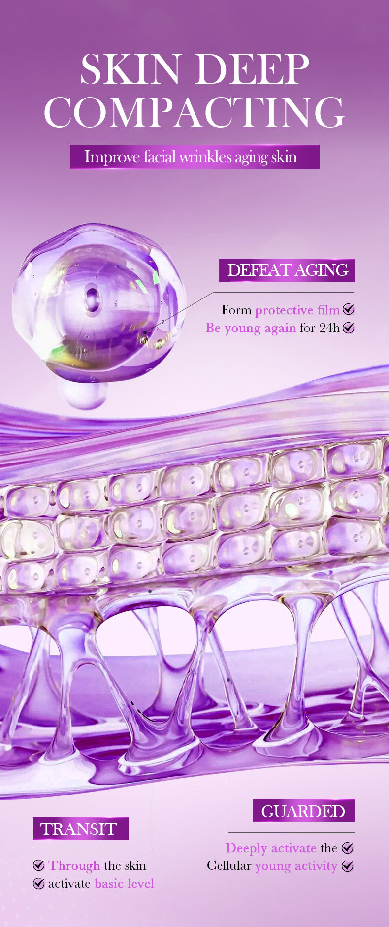 Skin Rejuvenation and Brightening Serum SADOER Moisturizing and Hydrating Essence Gel Cross-Border Wholesale - 图片 23