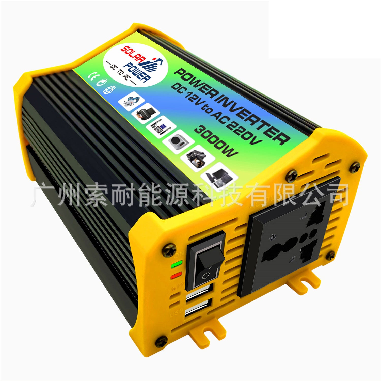 Export Car Inverter12V Turn110V220V 300W Double USB car power inverter - 图片 10