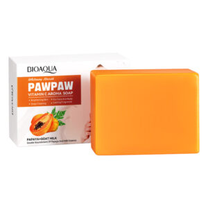 Papaya Handmade Soap100g BIOAOUA Vitamin C Cleansing and Bath Soap Cross-Border Wholesale