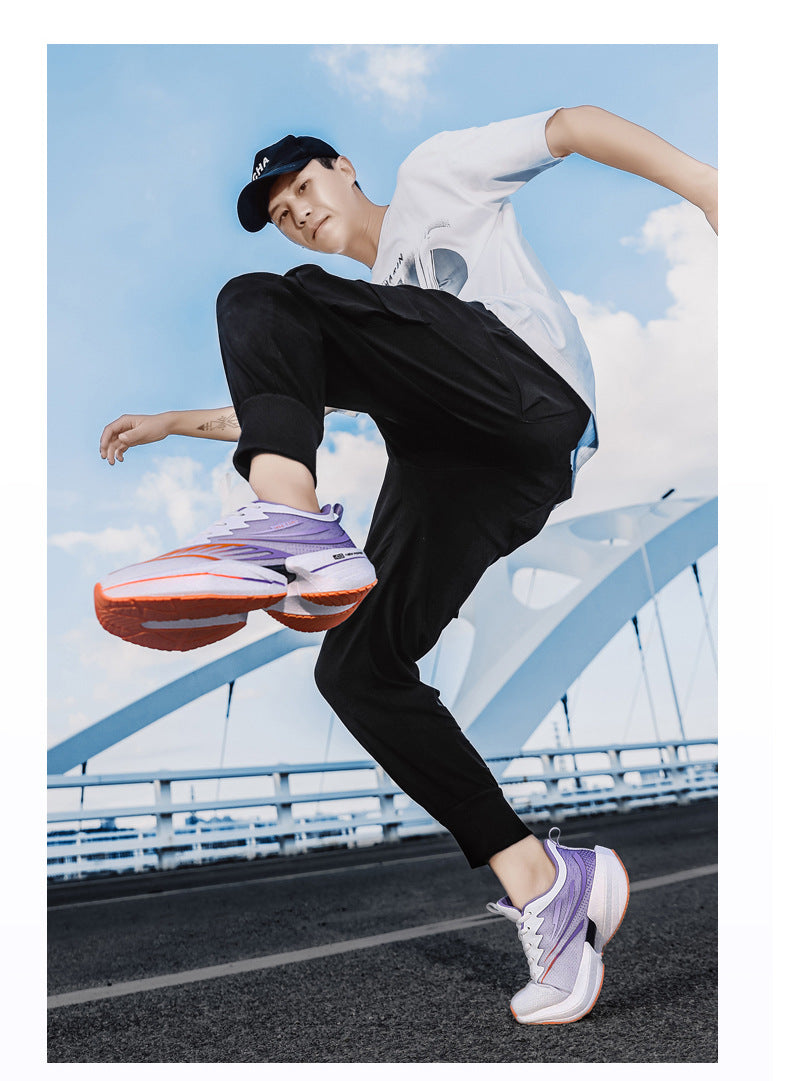 ROANK Men's Running Shoes Ultra-Light Sports Shoes for Teenagers Non-Slip Thick Sole Height Increasing Running Shoes for Middle School Students - 图片 21