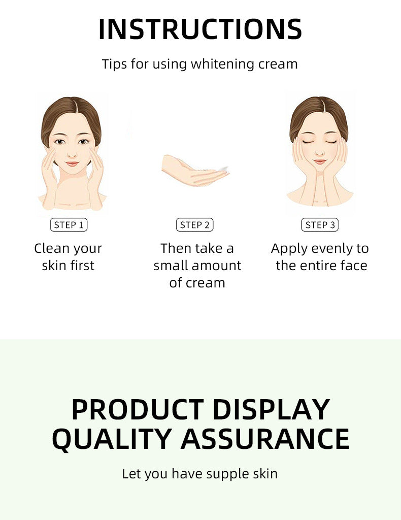 Wanzi Flower Fragrance Face Cream whiteningcream Hydrating Moisturizing Cream Skincare - 图片 13