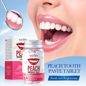 All-English Solid Toothpaste Series SADOER Sakura Whitening Anti-Yellowing Teeth Cleaning Toothpaste  Wholesale