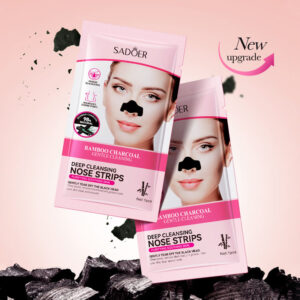 Bamboo Charcoal Women's Nose Strips SADOER Deep Cleansing Blackhead Removal Nose Strips  Wholesale