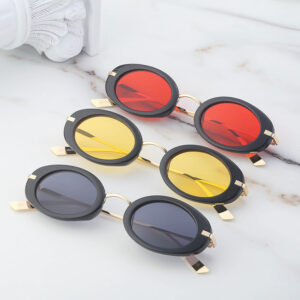 Vintage Steampunk Style Sunglasses for Women Trendy High-End Small Frame Sunglasses for Men Wholesale