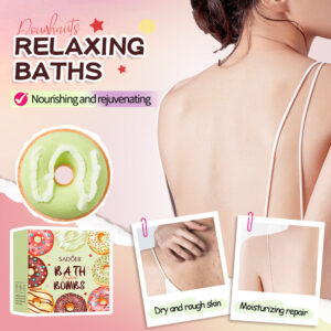 Macaron Donut Bath Salt Ball SADOER Clean Body Bath Salts  Wholesale