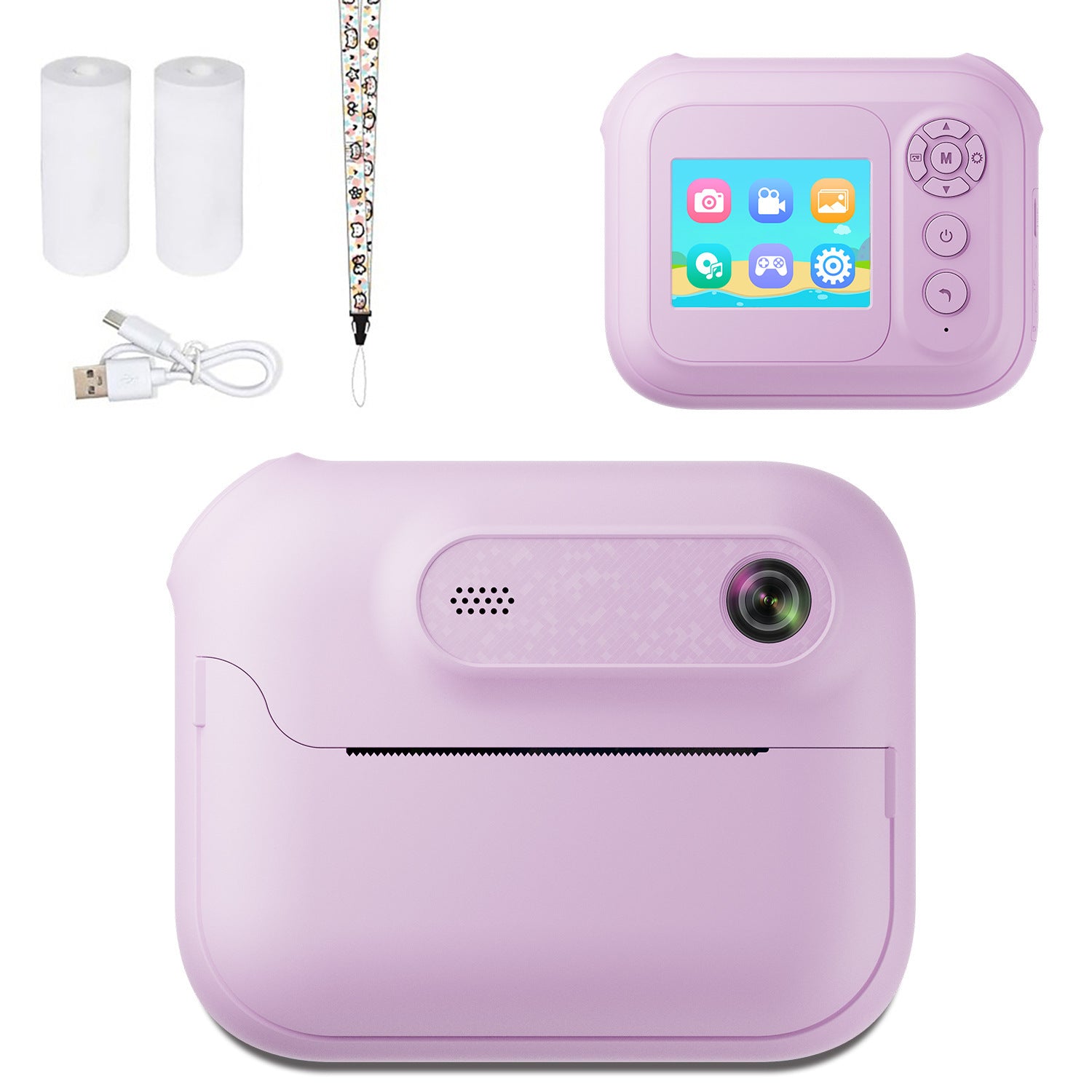 Hot-selling Polaroid Camera Children's Toy Can Take Photos and Print Black and White Photos Directly with Built-in - 图片 5