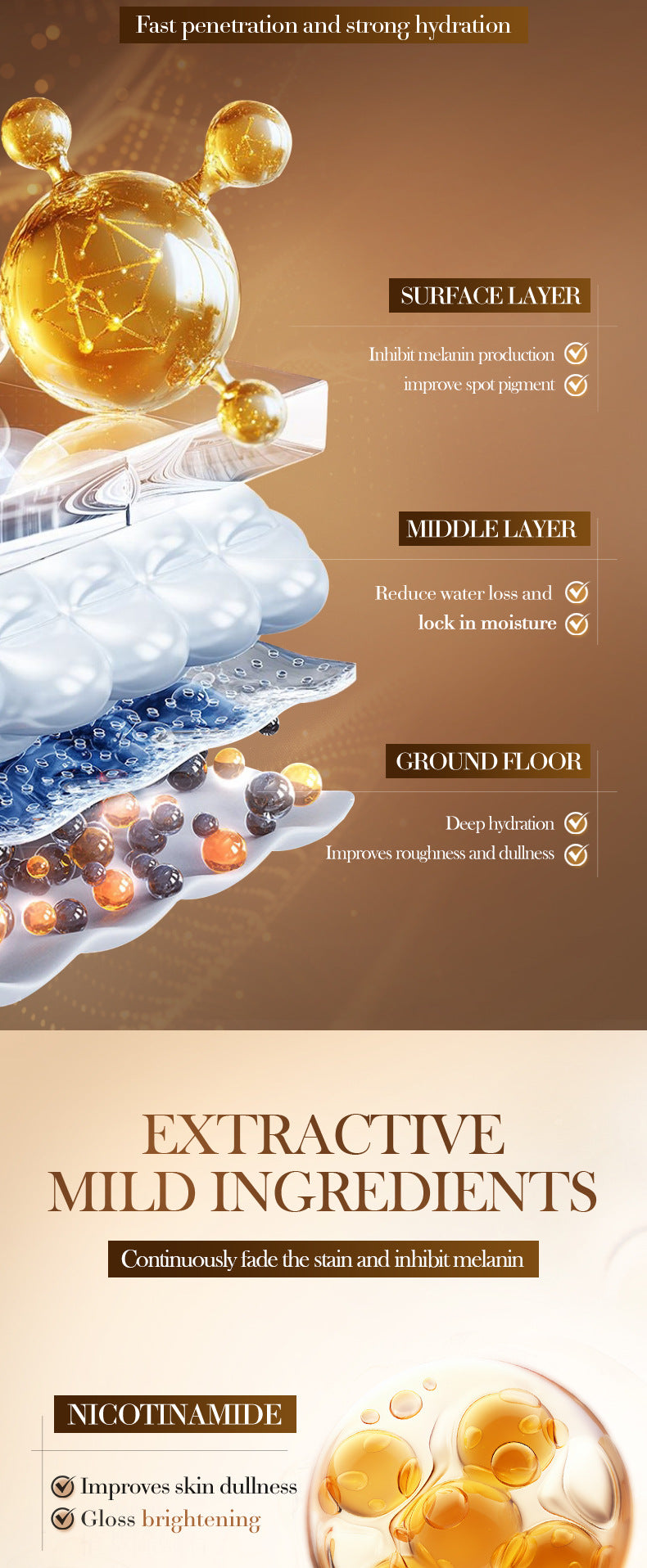 Hyaluronic Acid Hydrating Moisturizing Serum SADOER Skin rejuvenation and moisturizing essence liquid cross-border wholesale - 图片 27