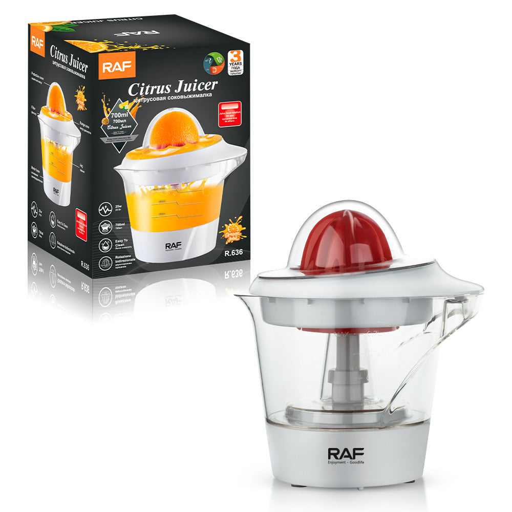 RAF EU Standard Electric Fresh Orange Juicer Household Automatic Juicer Lemon Orange Juice Machine Small Portable - 图片 12