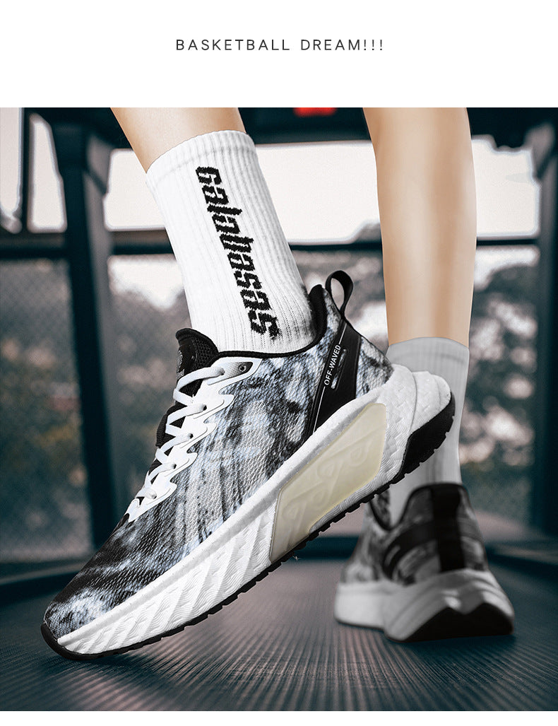 Marathon Running Shoes Soft Sole Cushioning Men and Women Mesh Training Running Shoes Rebound Physical Test Sports Student Sports Shoes Men's - 图片 21