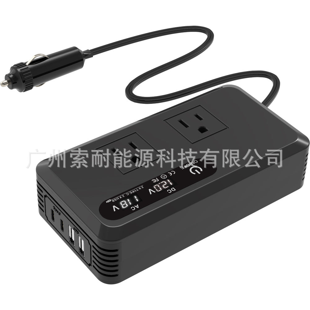 Export Car Inverter200W 12V Turn110V/220V Universal Socket for European, American, and Brazilian Standards - 图片 10
