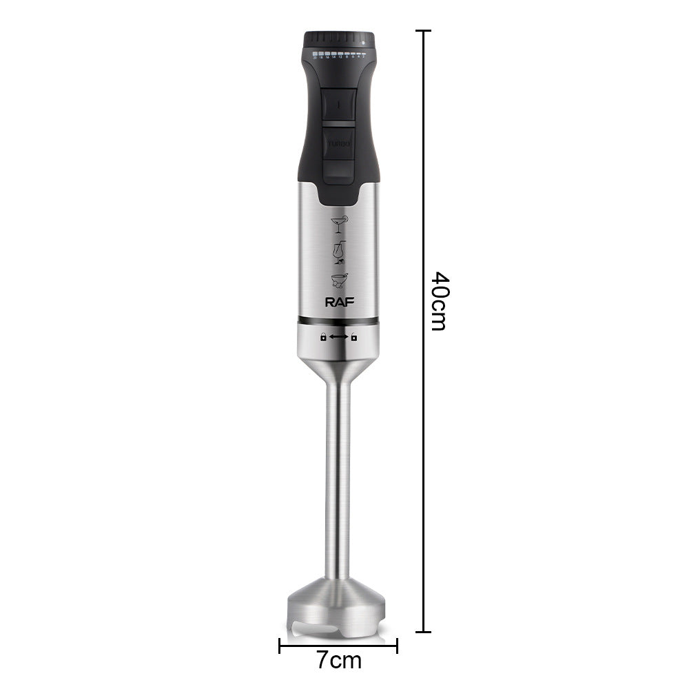 RAF EU Standard Portable Household Food Blender Handheld Electric Stainless Steel Cooking Stick Mixer383 - 图片 4