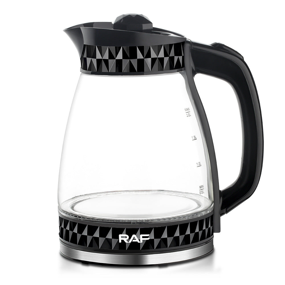 RAF European Standard Transparent Glass2L Electric Kettle Automatic Large Capacity Multi-Functional Kettle Overheat Protection - 图片 16