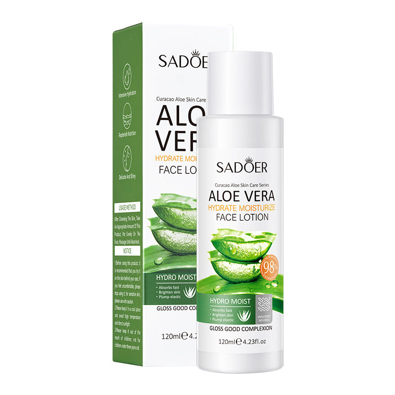 Aloe Vera Skincare Set SADOER Cleansing, hydrating, moisturizing, and nourishing foreign trade manufacturer wholesale - 图片 9