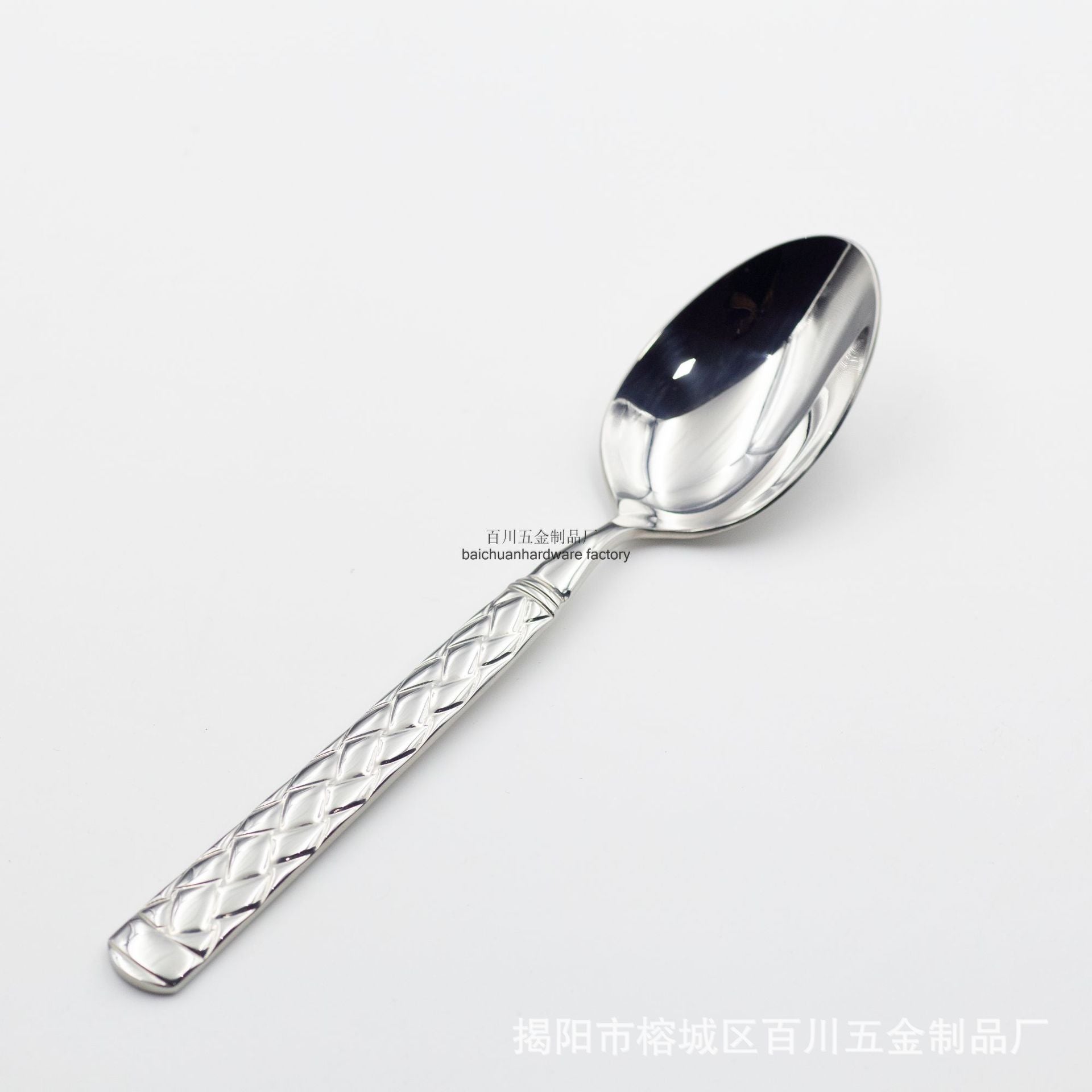 304Stainless Steel Knife Fork Spoon Thickened Forged Relief Tableware Western Steak Knife Fork Dessert Spoon4Piece Suit - 图片 7