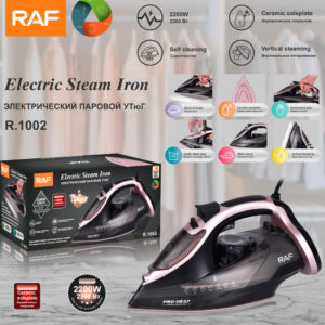 RAF European Standard New Ceramic Floor Electric Iron Hotel Supplies Rose Gold Hot-Selling Electric Iron R.1002