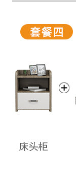 Factory Direct Supply Economical Rental Wardrobe Storage Simple Combination Two-Door Three-Door Panel Storage Apartment Wardrobe - 图片 23