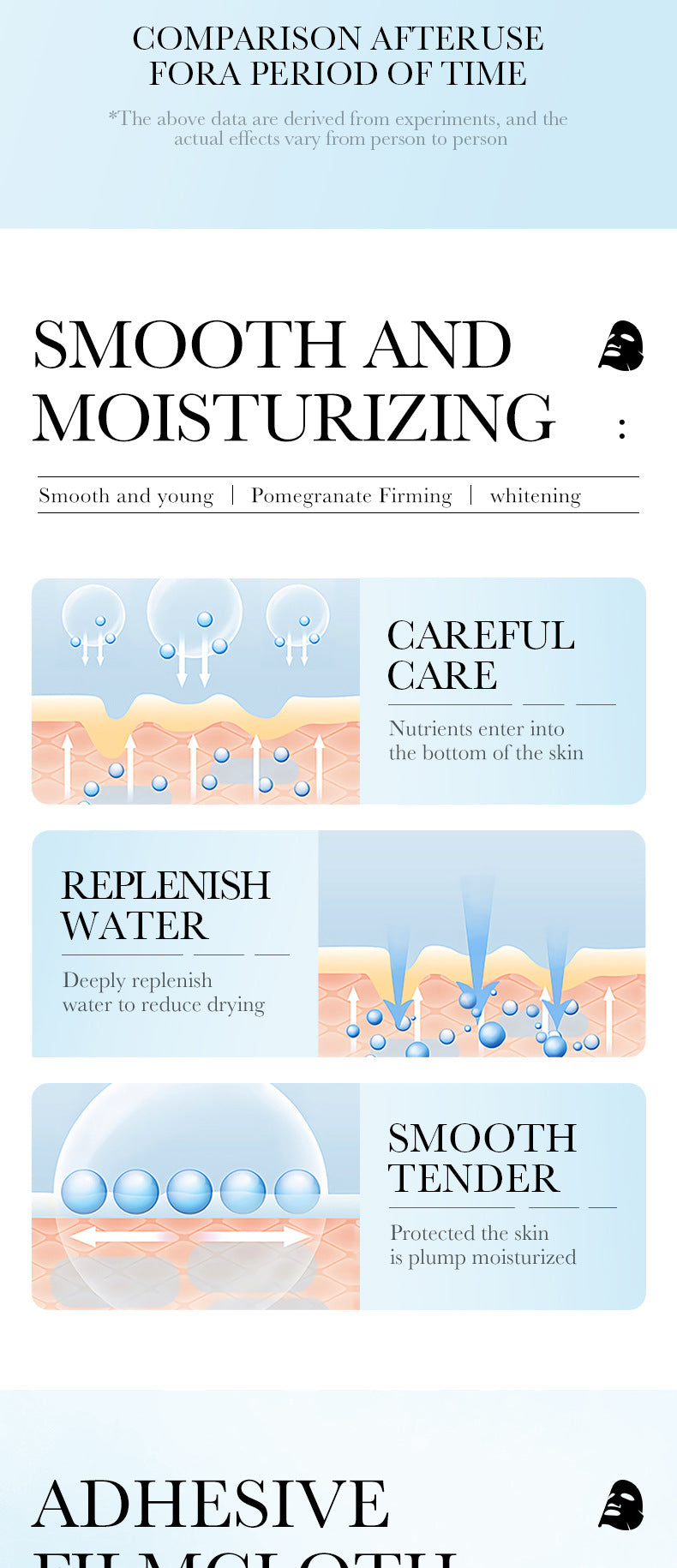 Cross-border Plant Face Mask25g ZOZU Hydrating and Moisturizing Red Pomegranate Nourishing Export Manufacturer Wholesale - 图片 13