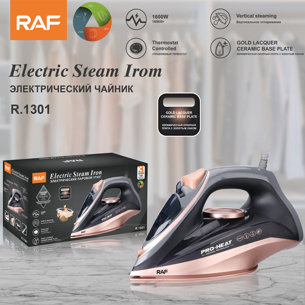 RAF European Standard Multifunctional Steam Iron Household Quick Wrinkle Removal Electric Iron Dry and Wet Dual-use Ironing Machine - 图片 10
