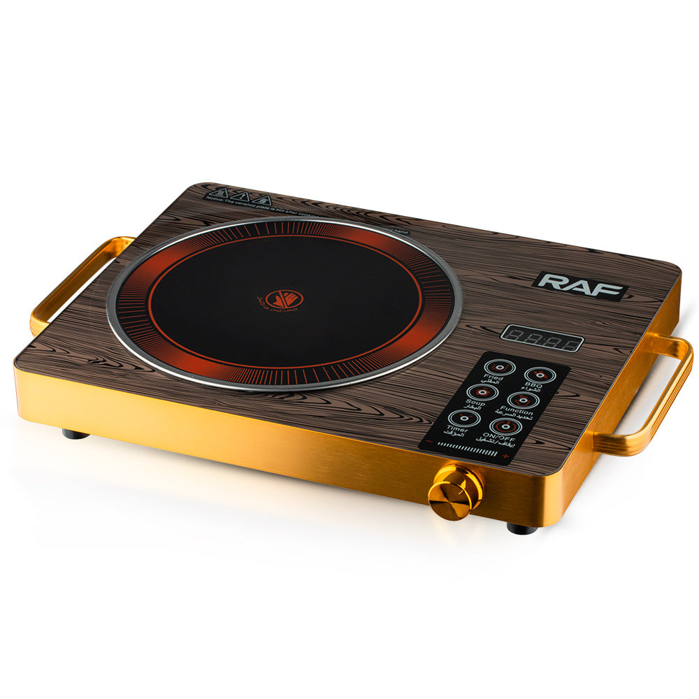 RAF European Standard Electric Ceramic Stove Household Multi-Functional High-Power Stir-Fry Hot Pot Light Wave Induction Cooker Countertop Electric Stove - 图片 14