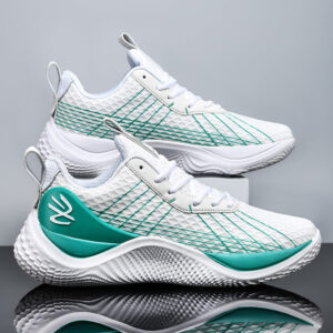 2025Spring and Summer New Basketball Shoes for Men and Women, Breathable Low-top Sports Shoes for Big Kids, Teenagers, and Students, Practical Training Sneakers