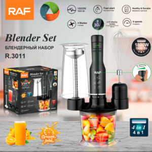 RAF EU Standard Multifunctional Kitchen Handheld Cooking Stick Baby Food Electric Stirring Stick Cooking Machine Juicing and Chopping