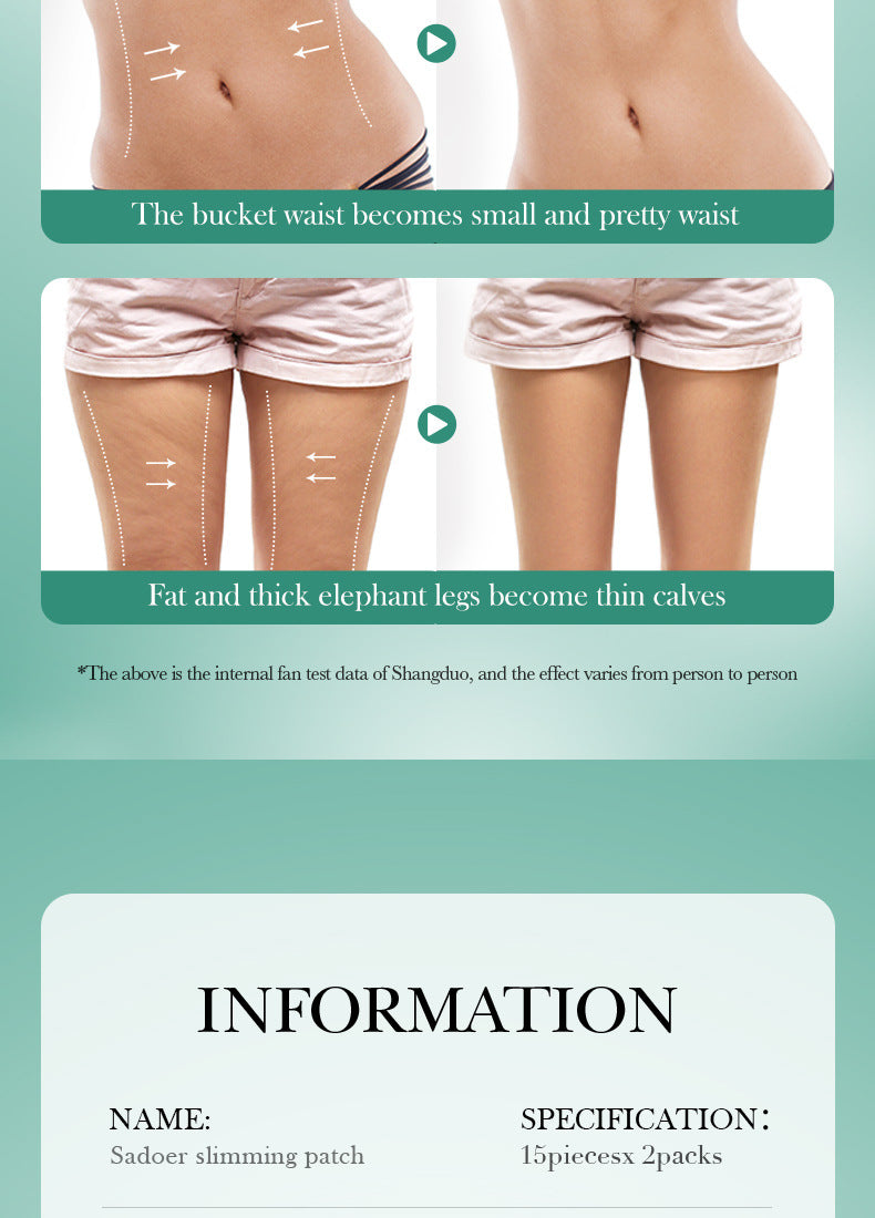 Slimming Body Shaping Navel Patch SADOER Shaping, Consuming, Firming, Lightweight Wholesale - 图片 21