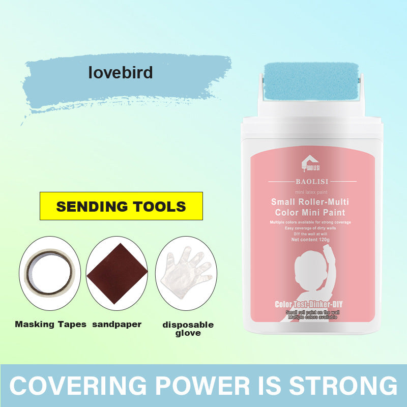 Tik Tok Same Style Small Roller Brush Paint Odorless Wall Repair Paste for Dirt and Graffiti, Latex Paint Repair - 图片 6