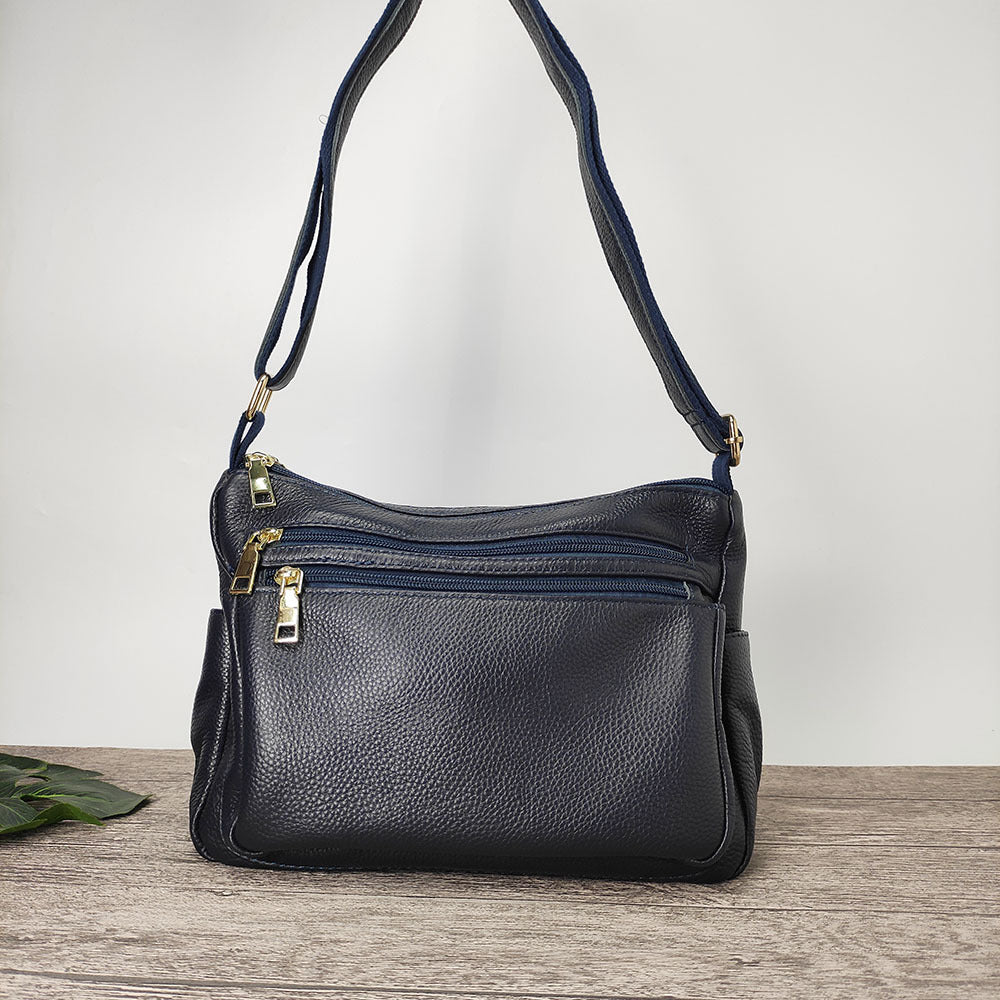 Mom's Handbag for Women2025New Genuine Leather Crossbody Bag Large Capacity Luxury Top Layer Cowhide Versatile for Middle-aged - 图片 20