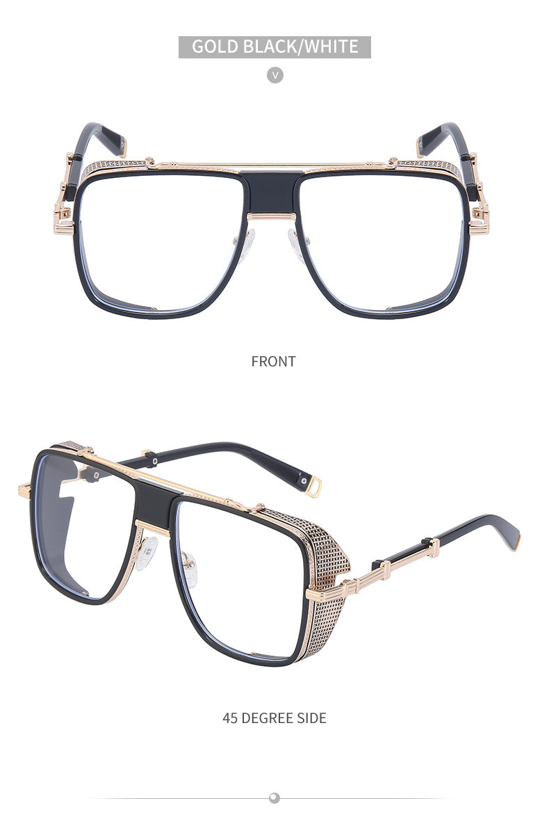 European and American Steampunk Sunglasses for Men, UV Protection, Full Coverage, Sunscreen Sunglasses for Women, Trendy Wholesale Glasses - 图片 27