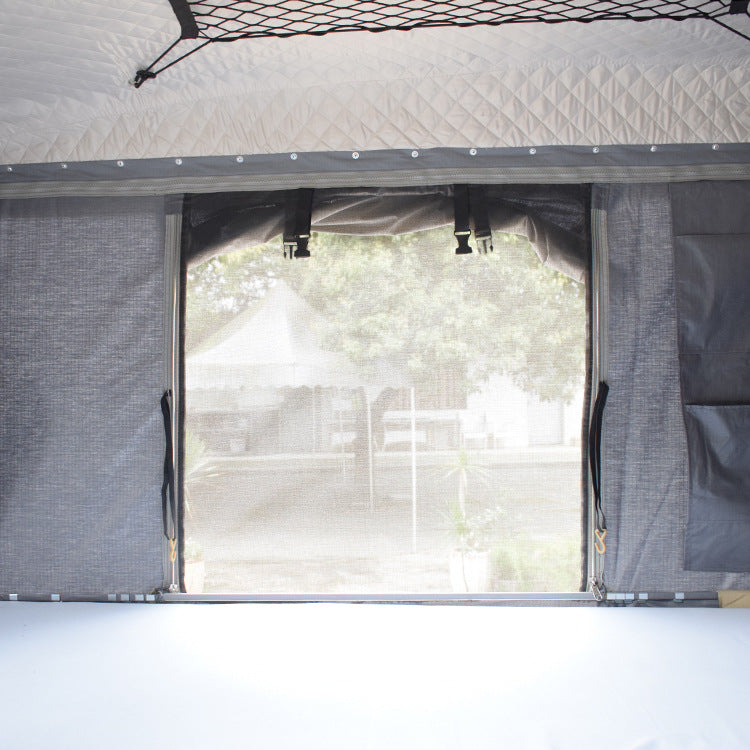 FRP Automatic Hard Shell Car Roof Top Tent SUV Waterproof Outdoor Camping Lightweight Quick Open for Self-Driving Tours - 图片 50