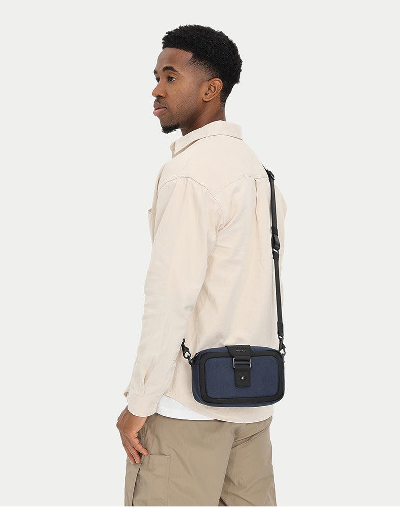 Men's Crossbody Bag High-End Single Shoulder Bag Portable Small Bag Waterproof Oxford Cloth Mini Men's Bag Trendy Style - 图片 20