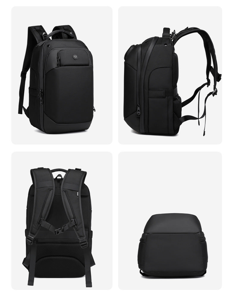 ozuko Business Backpack Men's Waterproof Computer School Bag High-looking commuter travel backpack for college students - 图片 25
