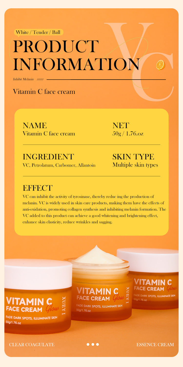 Dimension C Face Cream Moisturizing Repair Brightening Skin Tone Lazy Face Cream Lifting Firming Pore Minimizing VC Essence cream - 图片 14