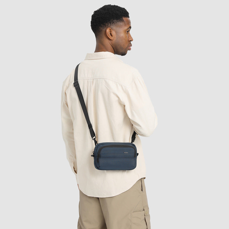 ozuko Men's Clutch Bag Multi-Functional Portable Small Crossbody Bag Travel Commute Lightweight Trendy Brand Storage Men's Bag - 图片 5