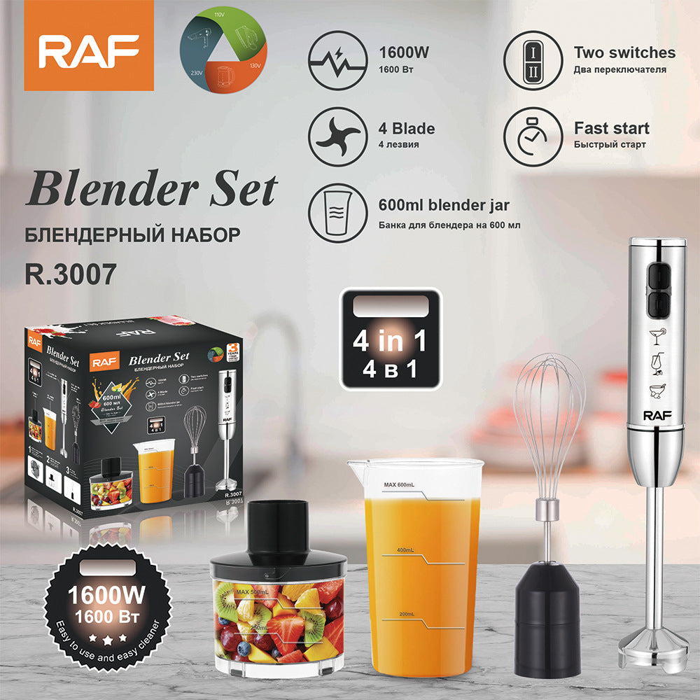 RAF EU Standard Electric Egg Beater Household Handheld Egg Beater Cream Whisk4Set R.3007 - 图片 10