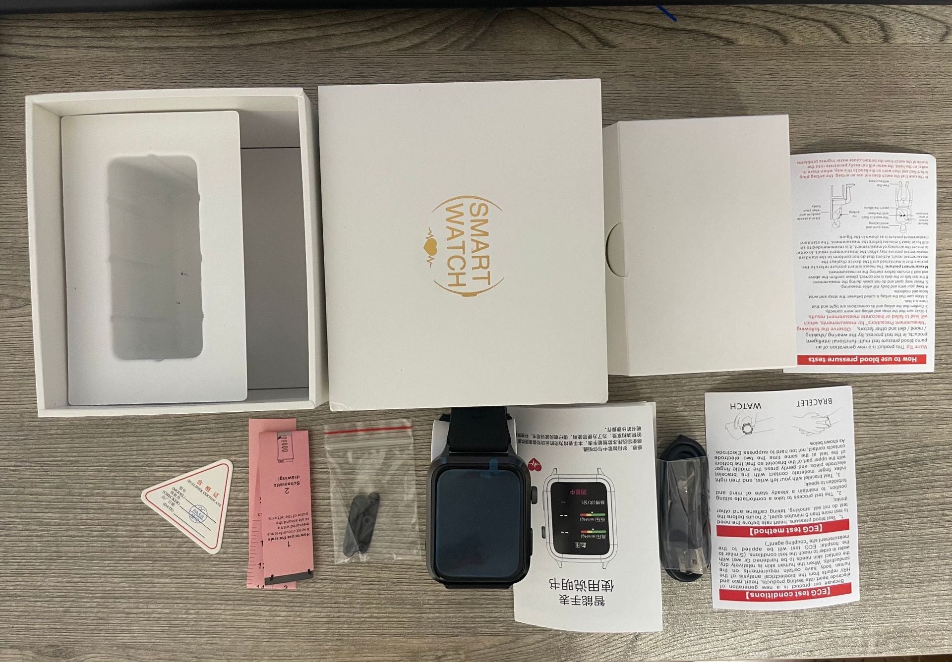 s11Air Pump Type Precision Blood Pressure Smart Watch ECG Monitoring s18Blood Pressure Smart Watch Can Be Connected APP - 图片 8