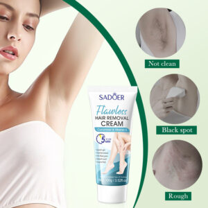 Plant VE Depilatory cream100g SADOER Smooth and Gentle Underarm Hair Removal Cream Cross-Border Wholesale