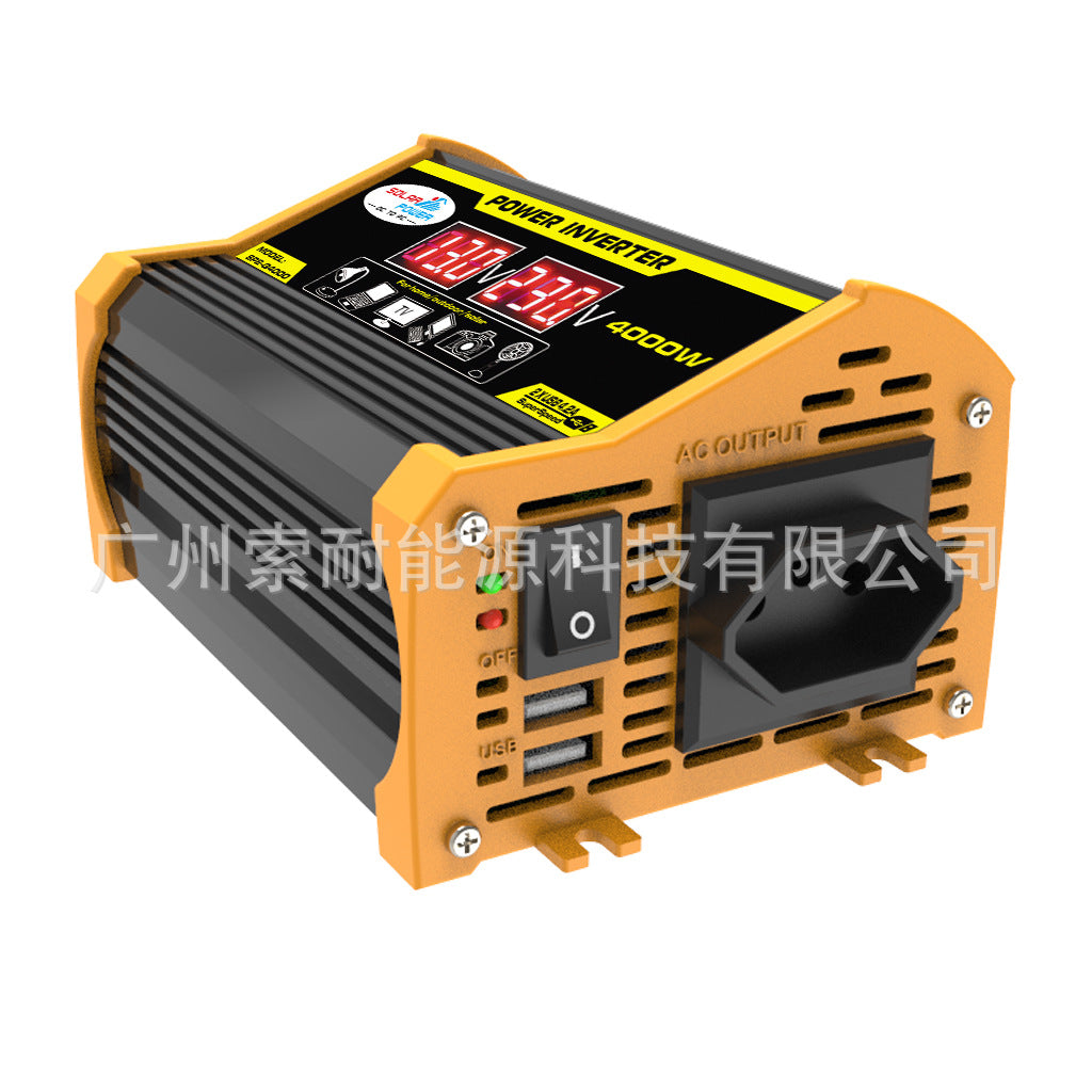 Vehicle Inverter300W 12V Turn110V 220V Voltage Display E-commerce power inverter - 图片 12