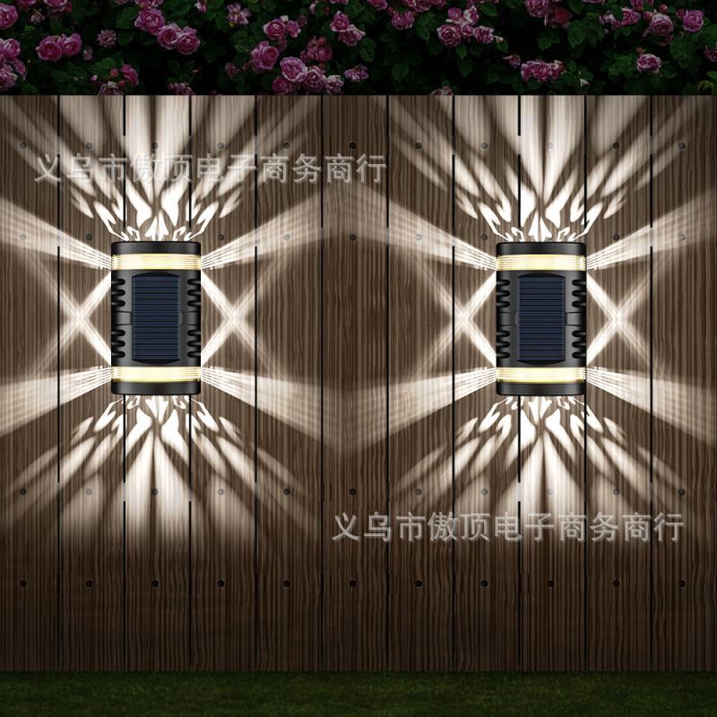 Solar Light Outdoor Human Body Induction Wall Light Waterproof Garden Courtyard Light Colorful Landscape Light LED Street Light - 图片 6